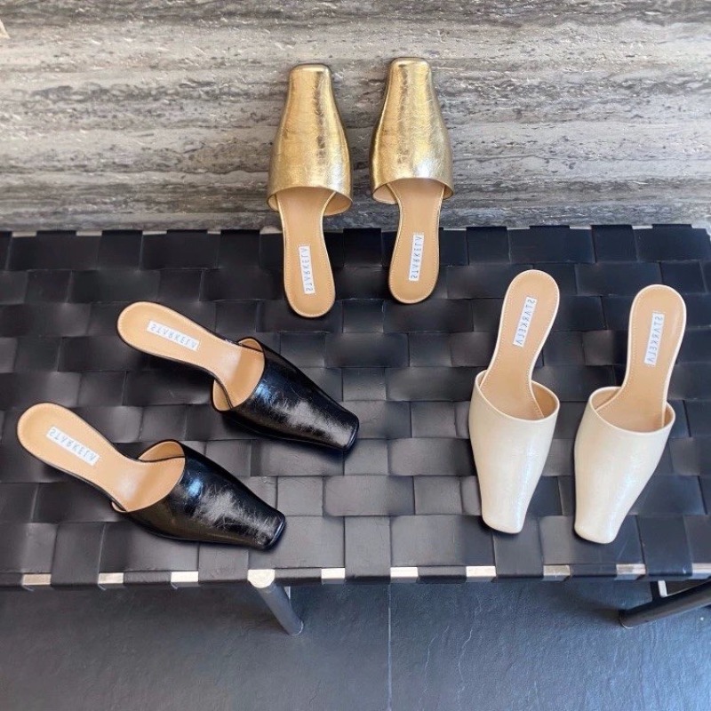 Summer Clothing Stores - Neue Stil Karree Hausschuhe Frauen High