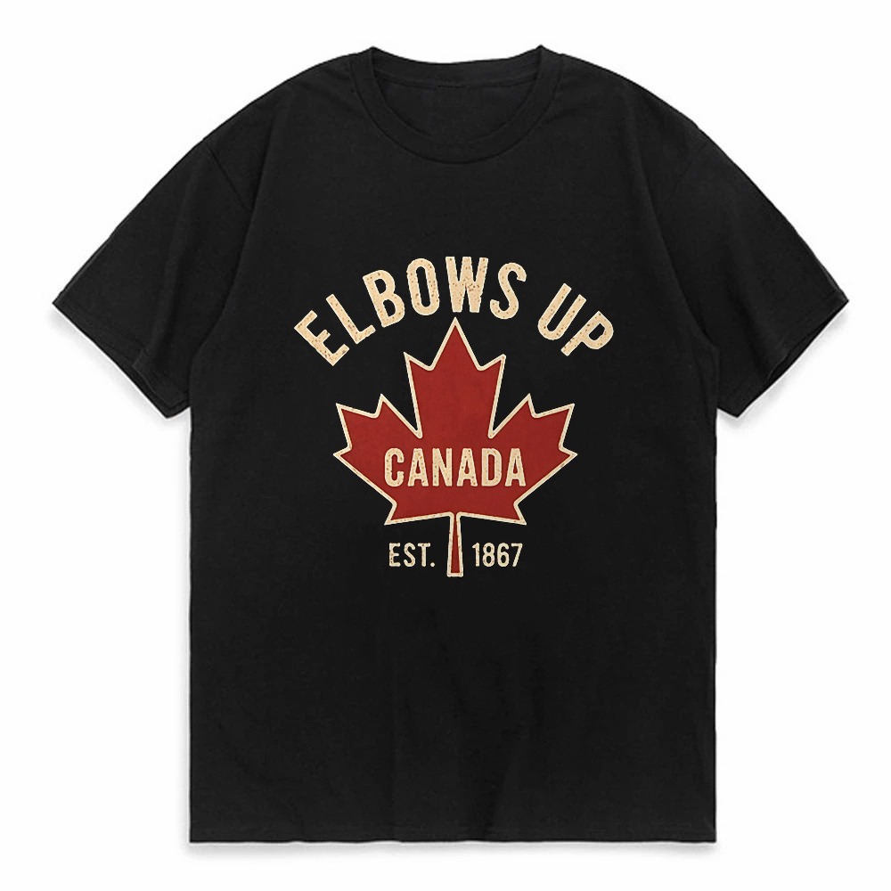 Summer Clothing Women Canada - Elbows Up Canada T-Shirt für Herren