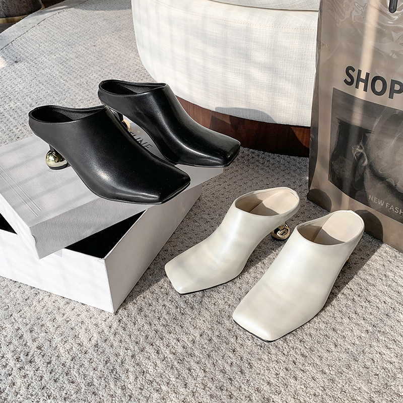 Summer Clothing Stores - Lässige, elegante Damen-Slipper mit hohem Absatz,