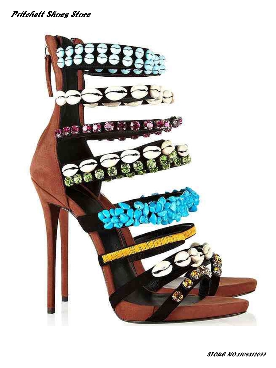 Moderne Sandalen mit Muschel-  – Summer Clothing Stores Bewertung und Preis